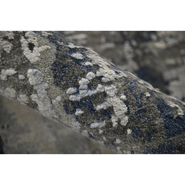 Amer Rugs Mystique Hand-knotted Abstract Wool And Silk Area Rug - A Luxurious, Durable Statement Piece For Any Room Blue Wool, Silk Mys480203