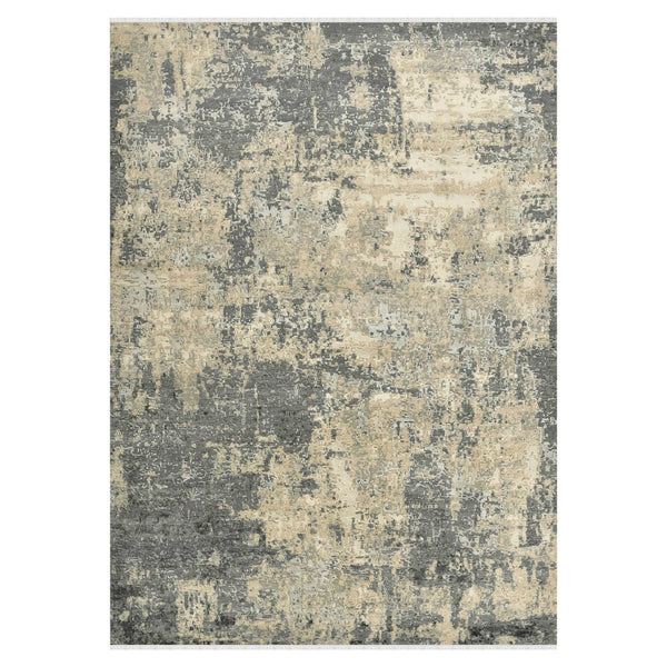 Amer Rugs Mystique Hand-knotted Abstract Wool And Silk Area Rug - A Luxurious, Durable Statement Piece For Any Room Dark Gray Wool, Silk Mys910203