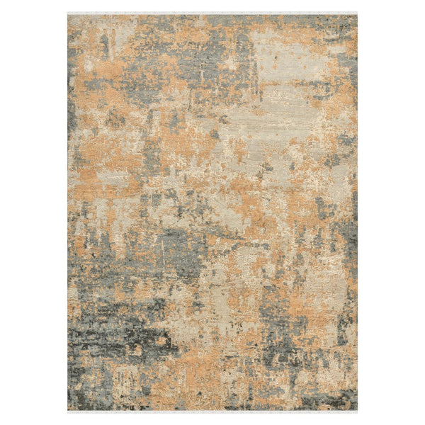AMER Rugs Mystique  MYS-93 Hand-Knotted Handmade Raw Handspun New Zealand Wool Modern & Contemporary Abstract Rug Storm 13' x 18'
