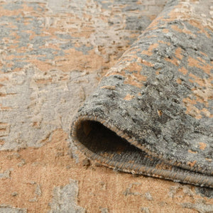 Amer Rugs Mystique Hand-knotted Abstract Wool And Silk Area Rug - A Luxurious, Durable Statement Piece For Any Room Storm Wool, Silk Mys931215