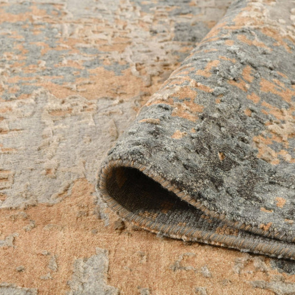 Amer Rugs Mystique Hand-knotted Abstract Wool And Silk Area Rug - A Luxurious, Durable Statement Piece For Any Room Storm Wool, Silk Mys931215