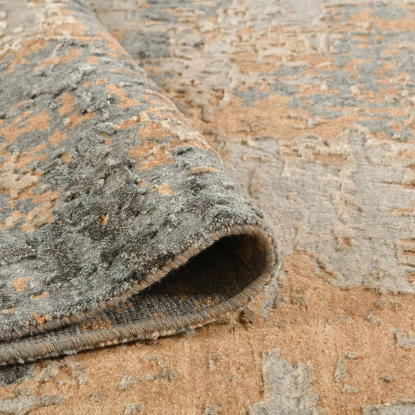 Amer Rugs Mystique Hand-knotted Abstract Wool And Silk Area Rug - A Luxurious, Durable Statement Piece For Any Room Storm Wool, Silk Mys931215