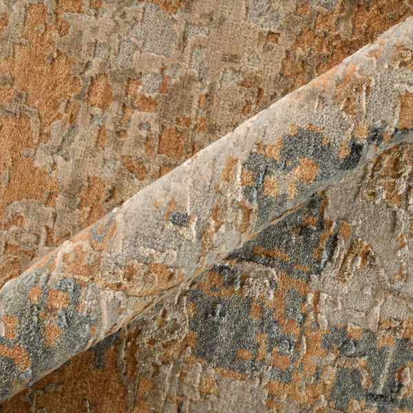 AMER Rugs Mystique  MYS-93 Hand-Knotted Handmade Raw Handspun New Zealand Wool Modern & Contemporary Abstract Rug Storm 13' x 18'