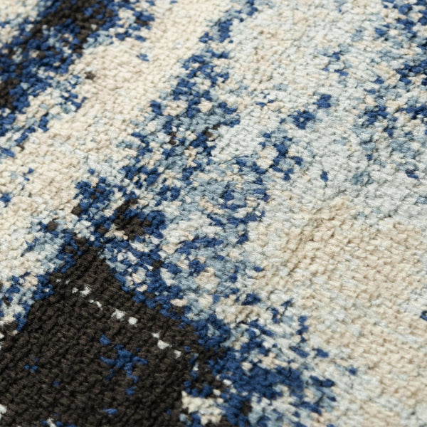 Alora Decor Mystic Durable Blue Area Rug, Power-Loomed Polypropylene With Low-Profile Pile For High-Traffic Style 5'2" x 7'3" MYTMYT10000096287