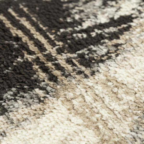 Alora Decor Mystic Gray Rectangle Rug — Contemporary Power-Loomed Polypropylene, Stain-Resistant Durable Style 5'2" x 7'3" MYTMYT10100336287
