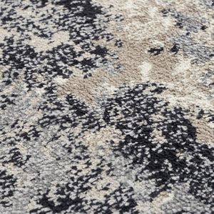 Alora Decor Mystic Abstract Beige Marble Rug — Durable Power-Loomed Polypropylene, Low-Pile, Easy-Care Elegance 8' x 9'6" MYTMYT10500040896