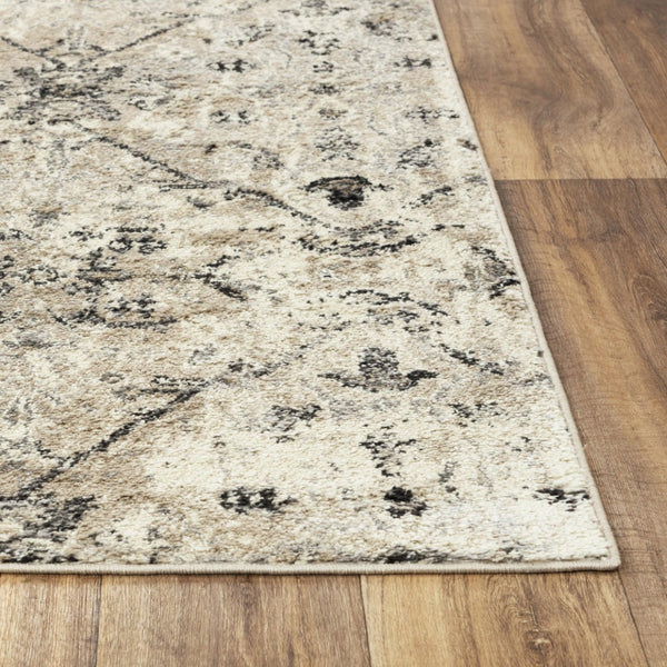 Alora Decor Mystic Beige Contemporary Rug — Power-Loomed Polypropylene For Durable, Low-Maintenance Style 8' x 9'6" MYTMYT10900040896