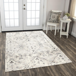 Alora Decor Mystic Beige Contemporary Rug — Power-Loomed Polypropylene For Durable, Low-Maintenance Style 8' x 9'6" MYTMYT10900040896