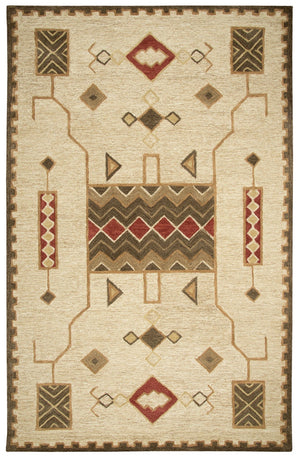 Rizzy Mesa MZ159B Hand Tufted Southwest Wool Rug Gold 8' x 11'