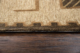 Rizzy Mesa MZ159B Hand Tufted Southwest Wool Rug Gold 8' x 11'