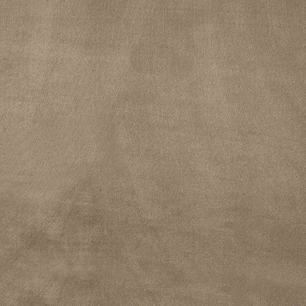 Meridian Furniture Madrid Art Deco Arched Full Bed Plush Velvet Upholstered Sculptural Headboard for Bedroom Taupe MadridTaupe-F
