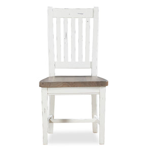 Chester Dining Chair Salt Flat - Chester Dining Chair Distressed White finish SFCHESCHR00RP Malouf