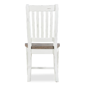 Chester Dining Chair Salt Flat - Chester Dining Chair Distressed White finish SFCHESCHR00RP Malouf