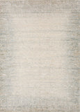 Karastan Rugs Solitude Mandawa Machine Woven Polyester Transitional Area Rug Cream Dark Grey 5' x 7'8"