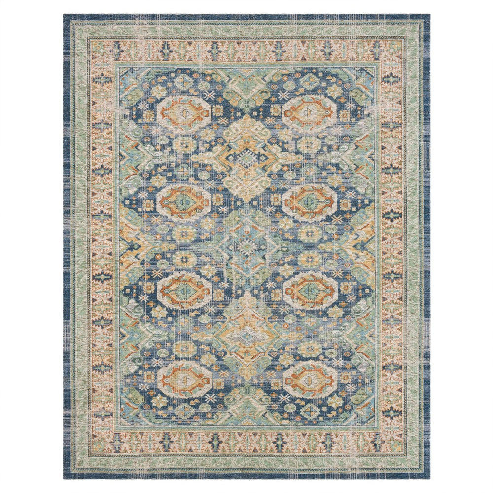 Karastan Rugs Zula Maputo Machine Woven Printed Polyester Area Rug Multi 8' x 10'
