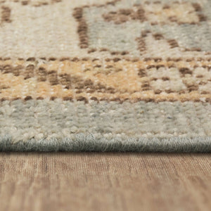 Karastan Rugs Artemisia By Bobby Berk Marguerite Hand Knotted Flatwoven Wool Area Rug Blue 9' x 12'