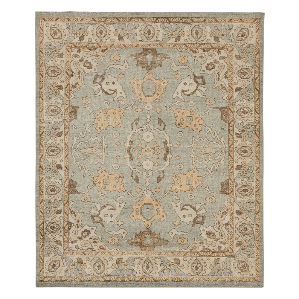 Karastan Rugs Artemisia By Bobby Berk Marguerite Hand Knotted Flatwoven Wool Area Rug Blue 9' x 12'