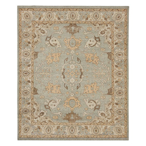 Karastan Rugs Artemisia By Bobby Berk Marguerite Hand Knotted Flatwoven Wool Area Rug Blue 9' x 12'