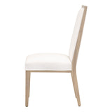 Essentials for Living Martin Dining Chair, Set of 2 6008.LHON/LPPRL LiveSmart Peyton-Pearl, Light Honey Oak