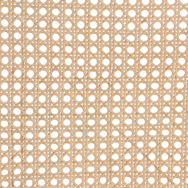 Bali & Pari Handwoven Natural Rattan Armchair with Plush Upholstered Foam Seat