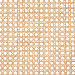 Bali & Pari Handcrafted Rattan Loveseat with Woven Cane Lattice Back for Sunrooms
