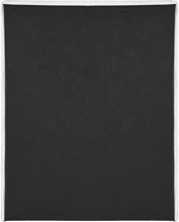 Maxwell Cream Linen Textured Fabric Twin Bed MaxwellCream-T Meridian Furniture