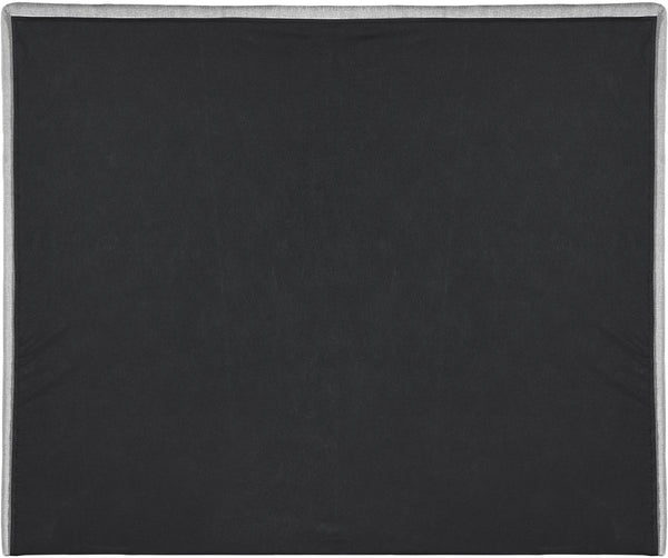 Maxwell Grey Linen Textured Fabric Full Bed MaxwellGrey-F Meridian Furniture