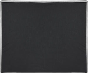 Maxwell Grey Linen Textured Fabric King Bed MaxwellGrey-K Meridian Furniture