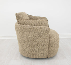 Zeugma Maya Swivel Chair In Amber Velvet - Stylish 360-degree Rotating Design With Luxe Tufting & Comfort   Nc1561, Maya Swivel Armchair Amber