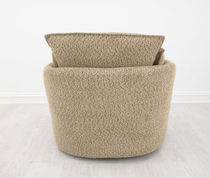 Zeugma Maya Swivel Chair In Amber Velvet - Stylish 360-degree Rotating Design With Luxe Tufting & Comfort   Nc1561, Maya Swivel Armchair Amber