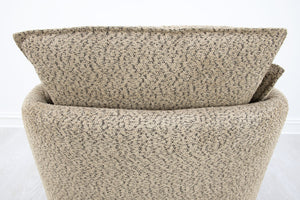 Zeugma Maya Swivel Chair In Amber Velvet - Stylish 360-degree Rotating Design With Luxe Tufting & Comfort   Nc1561, Maya Swivel Armchair Amber