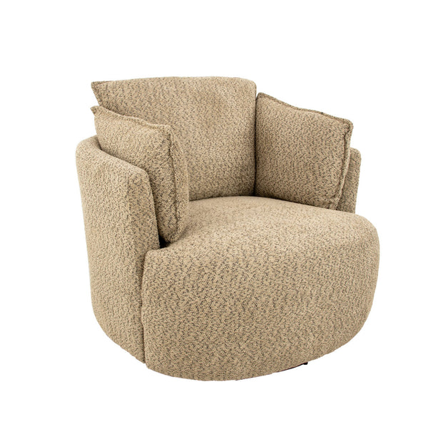 Zeugma Maya Swivel Chair In Amber Velvet - Stylish 360-degree Rotating Design With Luxe Tufting & Comfort   Nc1561, Maya Swivel Armchair Amber