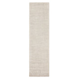 Meander Silver Birch 2'x8' Hand-Loomed Rug: Luxurious & Stain-Resistant Wool Blend