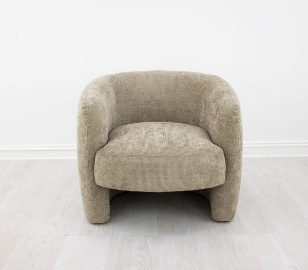 Zeugma Mia Armchair In Soft Beige Velvet – Chic Tufted Design With Spring Coil Comfort, Fully Assembled!   Nc1271, Mia Mink