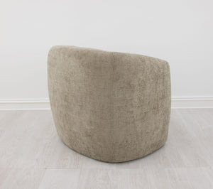 Zeugma Mia Armchair In Soft Beige Velvet – Chic Tufted Design With Spring Coil Comfort, Fully Assembled!   Nc1271, Mia Mink