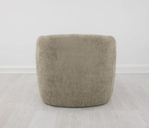 Zeugma Mia Armchair In Soft Beige Velvet – Chic Tufted Design With Spring Coil Comfort, Fully Assembled!   Nc1271, Mia Mink