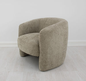 Zeugma Mia Armchair In Soft Beige Velvet – Chic Tufted Design With Spring Coil Comfort, Fully Assembled!   Nc1271, Mia Mink