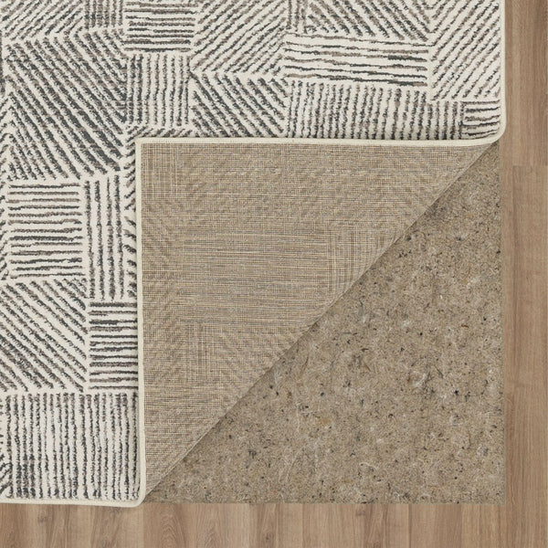 Karastan Rugs Vanguard by Drew & Jonathan Home Minoan Machine Woven Triexta Modern/Contemporary Area Rug Frost Grey 2' 4" x 7' 10"