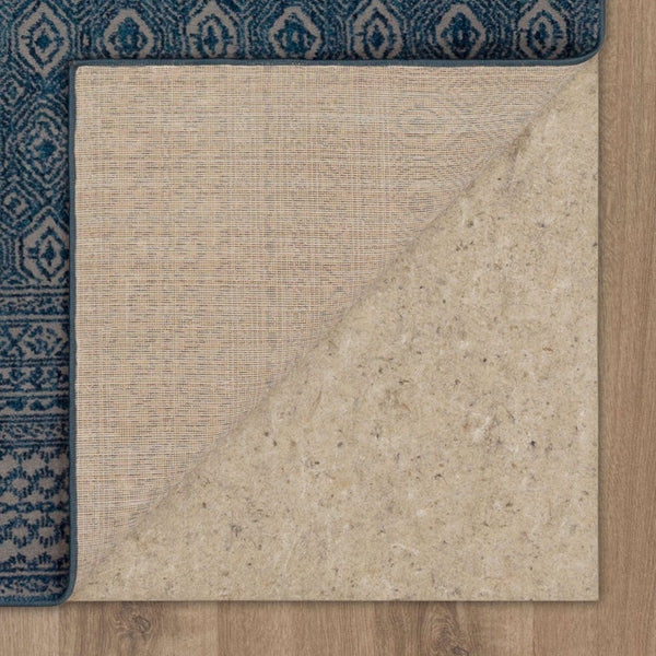 Karastan Rugs Bobby Berk by Karastan (Series 1) Minuet Machine Woven Triexta Transitional Area Rug Majolica Blue 2' 4" x 7' 10"