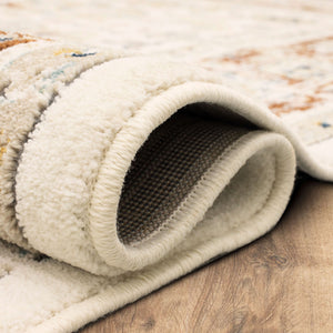 Karastan Rugs Zephyr Mistral Machine Woven Triexta Traditional Area Rug Rust 2' 4" x 7' 10"