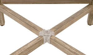 Essentials For Living Montecito Counter Stool - Coastal-inspired Design With Durable Rope Seat & Easy-clean Fabric Upholstery White Speckle Round Rope,Livesmart Peyton,Pearl,Natural Gray Mahogany Solid Mahogany Wood,Aluminum 6795cs.Wht/Lpprl/Ng