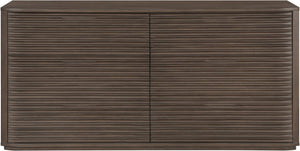 Meridian Furniture Morino Solid Wood Dresser with Soft Close Drawers and Oak Veneer Finish for Modern Bedrooms Brown MorinoBrown-D