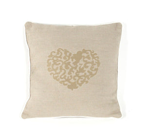 Zentique French Linen Accent Pillow with Timeless European Charm, Durable Stitching, Breathable Texture W21 x H21 N033