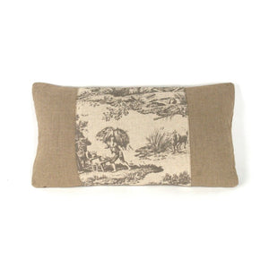 Zentique French Linen Accent Pillow with Timeless European Charm, Durable Stitching, Breathable Texture W13.5 x H26 N035