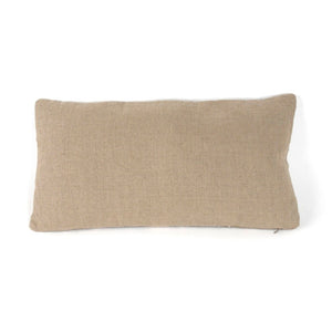 Zentique French Linen Accent Pillow with Timeless European Charm, Durable Stitching, Breathable Texture W13.5 x H26 N035