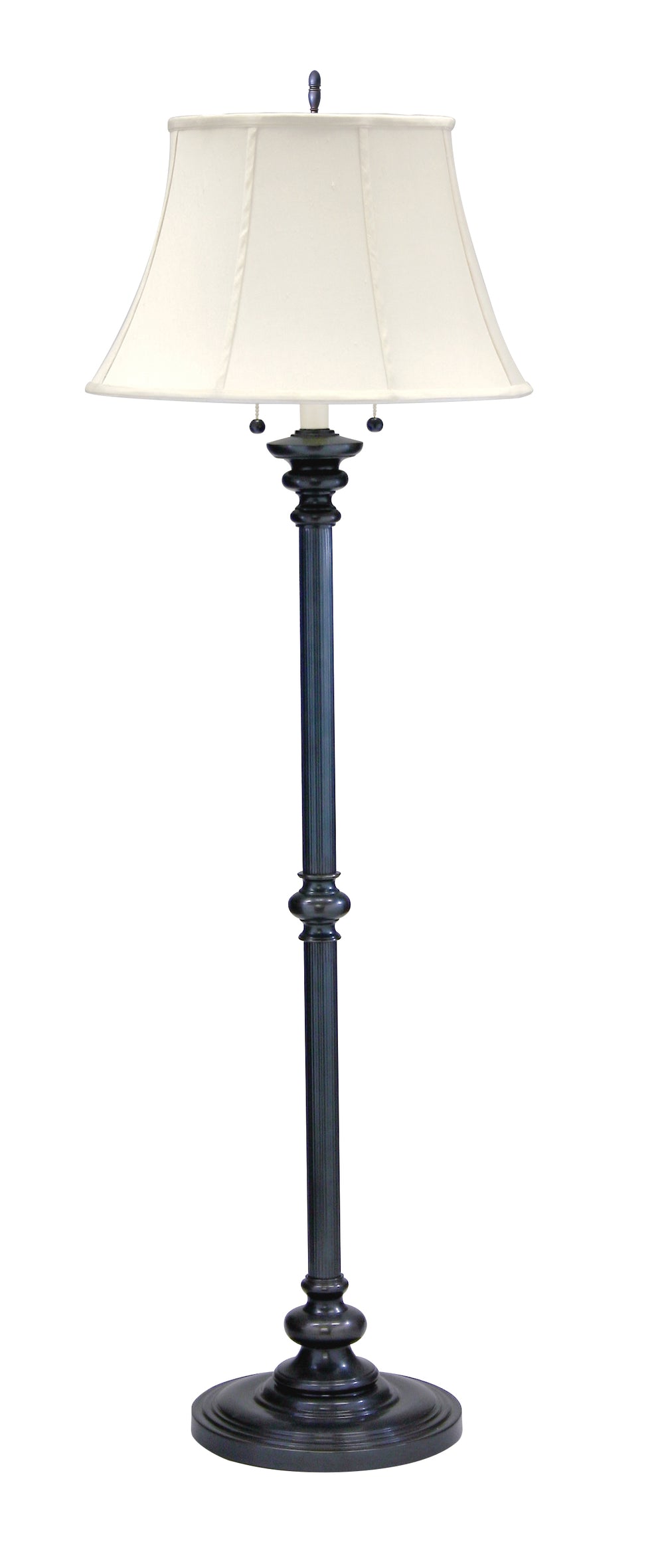 House Of Troy Newport Elegant Floor Lamps With Twin Pull Chains – Perfect For Style And Ambient Lighting Solutions Oil Rubbed Bronze Metal N601-ob