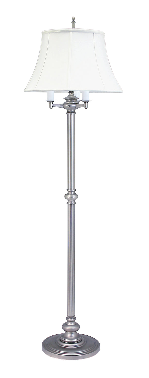 House Of Troy Newport 66" Pewter Six-way Floor Lamp - Elegant Lighting Solution With Versatile Brightness Options Pewter Metal N603-ptr