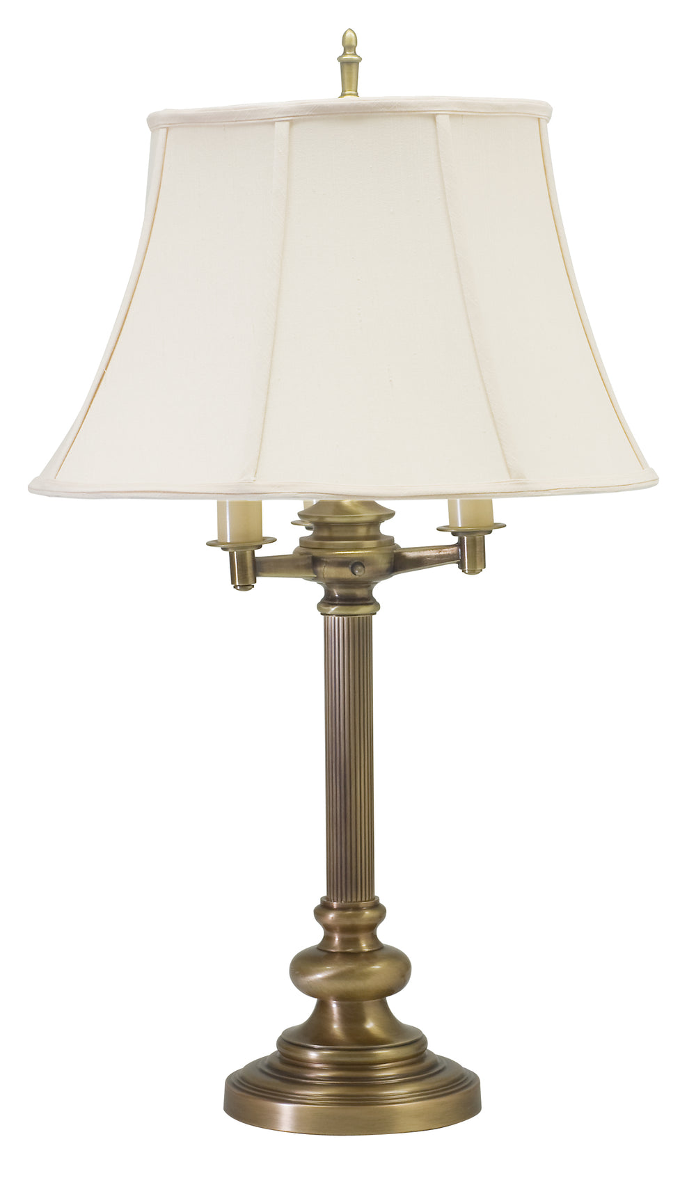 House Of Troy Newport Elegant Six-way Table Lamps For Versatile Lighting – Perfect For Any Room Décor And Style Antique Brass Metal N650-ab