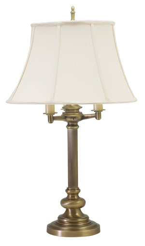 House Of Troy Newport Elegant Six-way Table Lamps For Versatile Lighting – Perfect For Any Room Décor And Style Antique Brass Metal N650-ab
