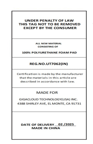 English Elm 50.7'' 50.7" High Headboard Corduroy Upholstered Bed Frame with Vertical Wingback, Sturdy 600lb Capacity Cream 78.25 L x 25.5 W x 7.75 H N701P262271C